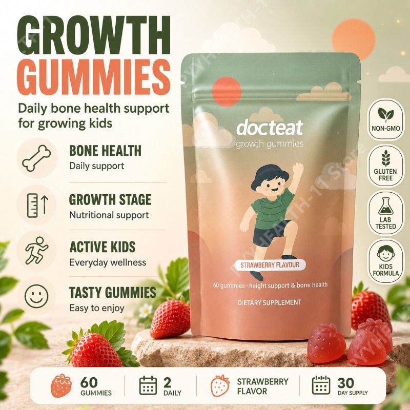 Health Wellness Vitamins - Żelki z wapniem dla dzieci, witamina