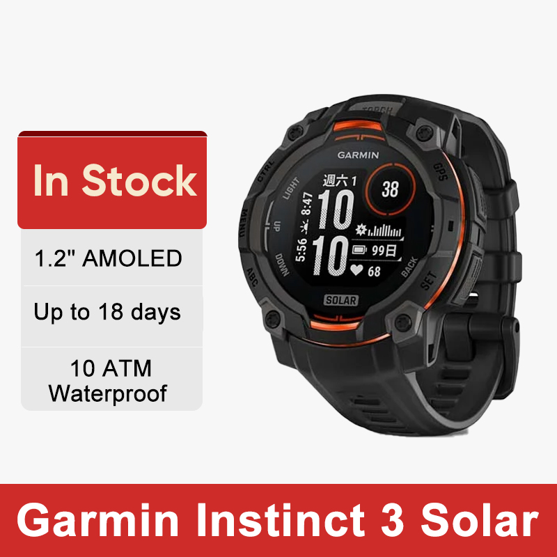 Garmin Instinct 3 Solar JASNY  – Health Wellness Activities recenzja i cena