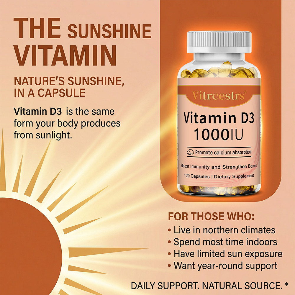 Witamina D3 1000 IU w kapsułka – Health Wellness Vitamins recenzja i cena